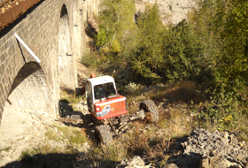 Travaux d'accès difficiles pelle araignée