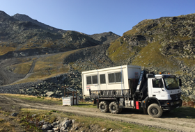 Travaux de levage pelle araignée