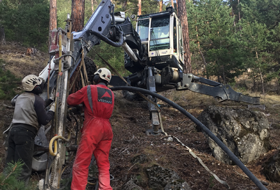 travaux pelle araignee hautes alpes